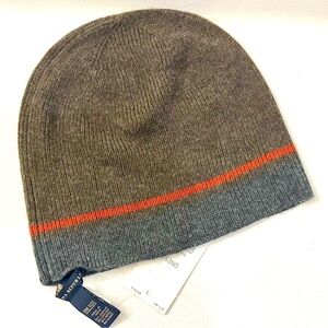 NWT Banana Republic Wool Blend beanie Hat One size Olive Gray
